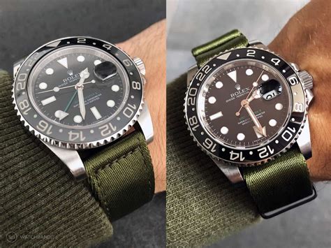 vintage rolex nato strap|Rolex with nylon strap.